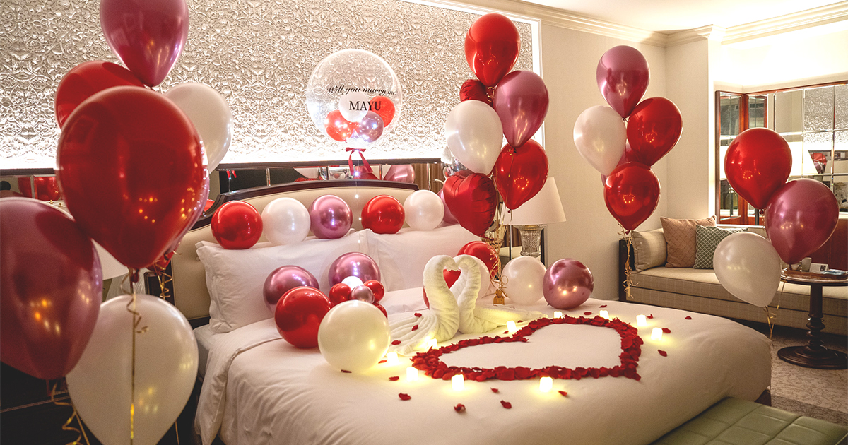 大阪のホテルでバルーン装飾・サプライズ演出｜ORYZAE Celebrations