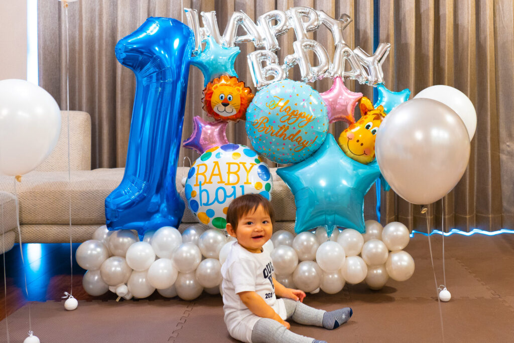 1歳のお祝い装飾