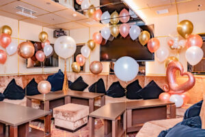 飲食店でバースデーパーティー