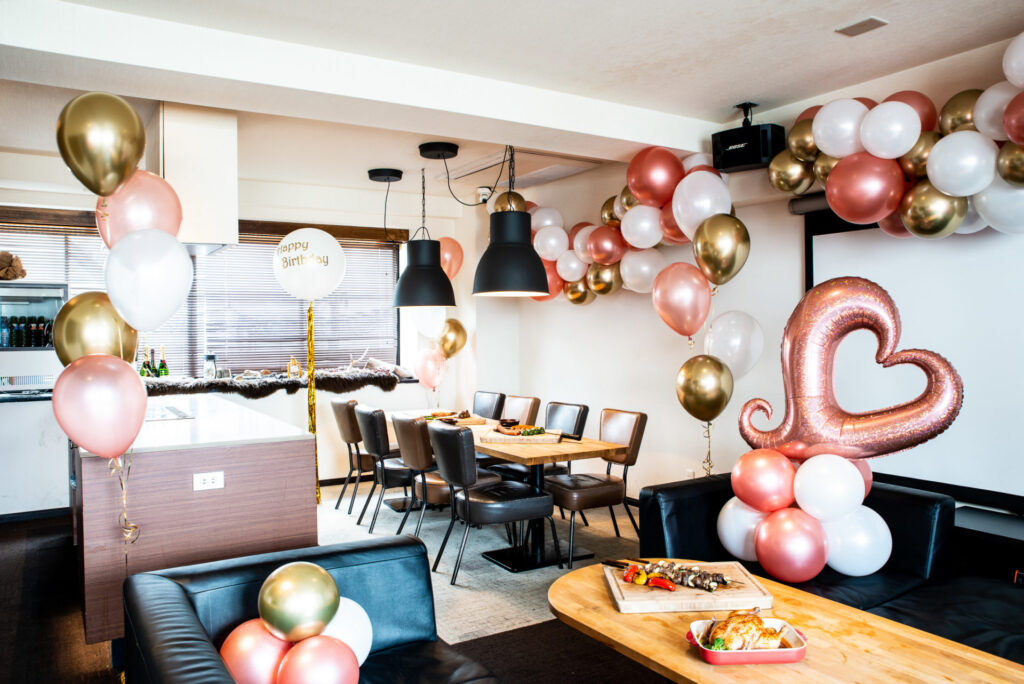 飲食店でバースデーパーティー