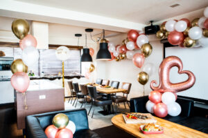 飲食店でバースデーパーティー