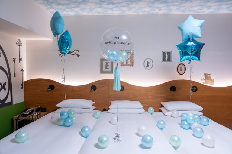 Surprise 3rd Anniversary with Balloon Decorations at Hilton Tokyo Bay
