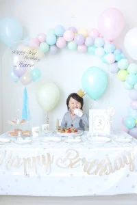 自宅で子供のお誕生日会