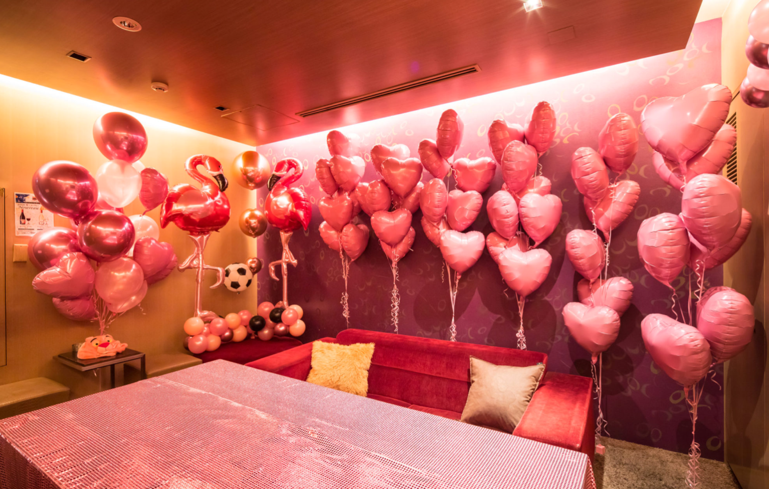 女子会パーティー装飾