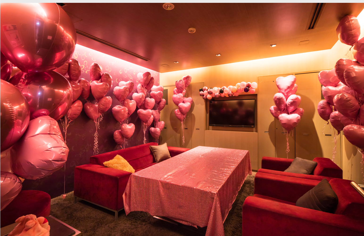 女子会パーティー装飾