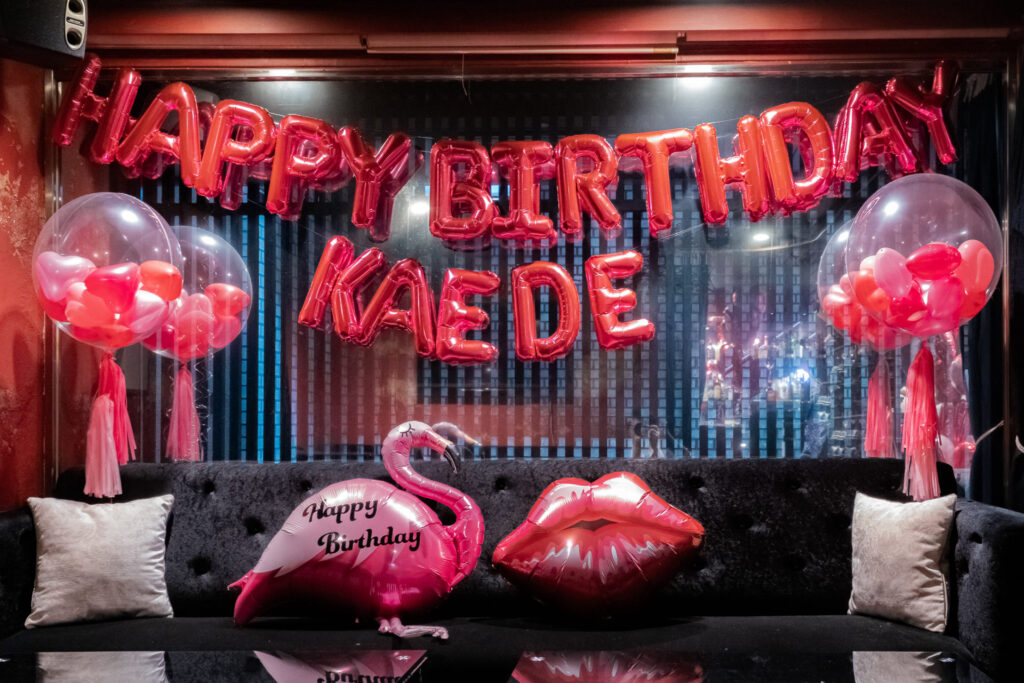 バースデーバルーン装飾