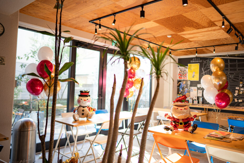 店舗のクリスマスディスプレイ装飾