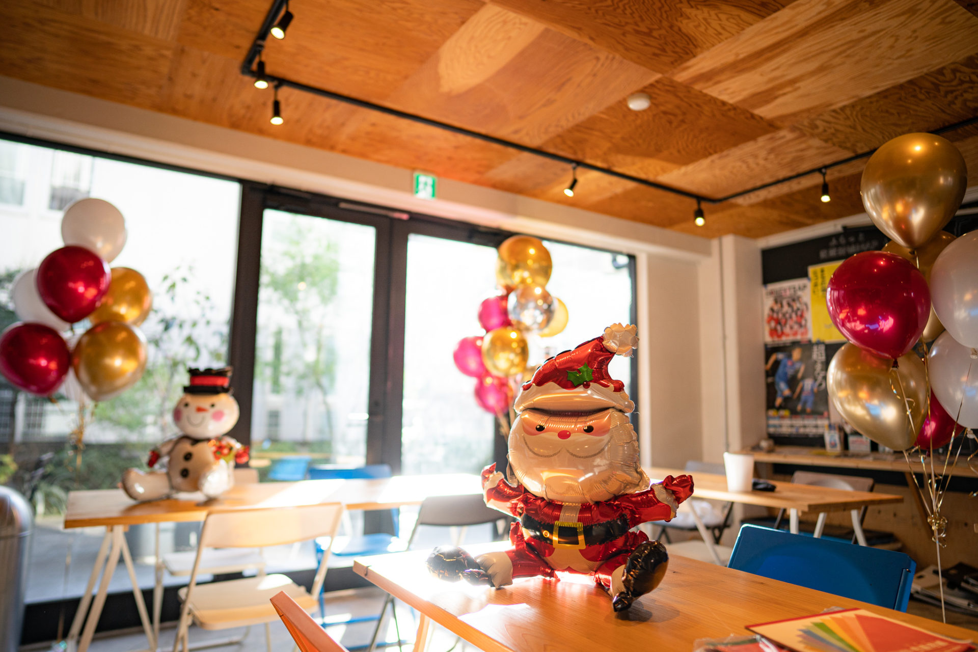 店舗のクリスマスディスプレイ装飾