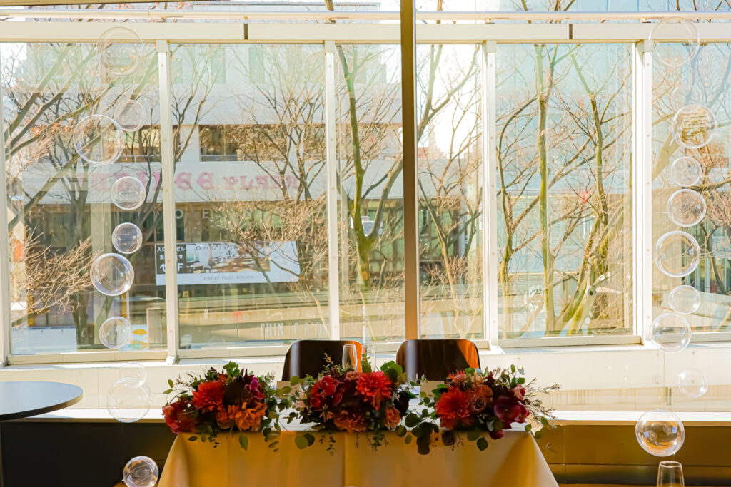 結婚式二次会バルーン装飾