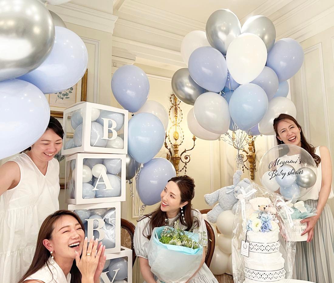 ベイビーシャワー装飾