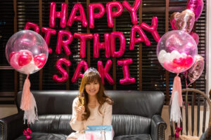 バースデーバルーン装飾