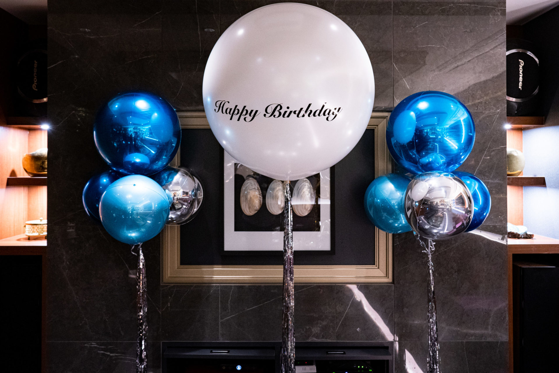 飲食店でバースデーパーティー