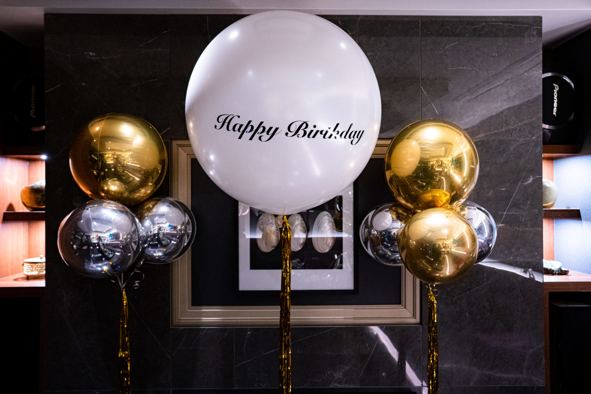 飲食店でバースデーパーティー