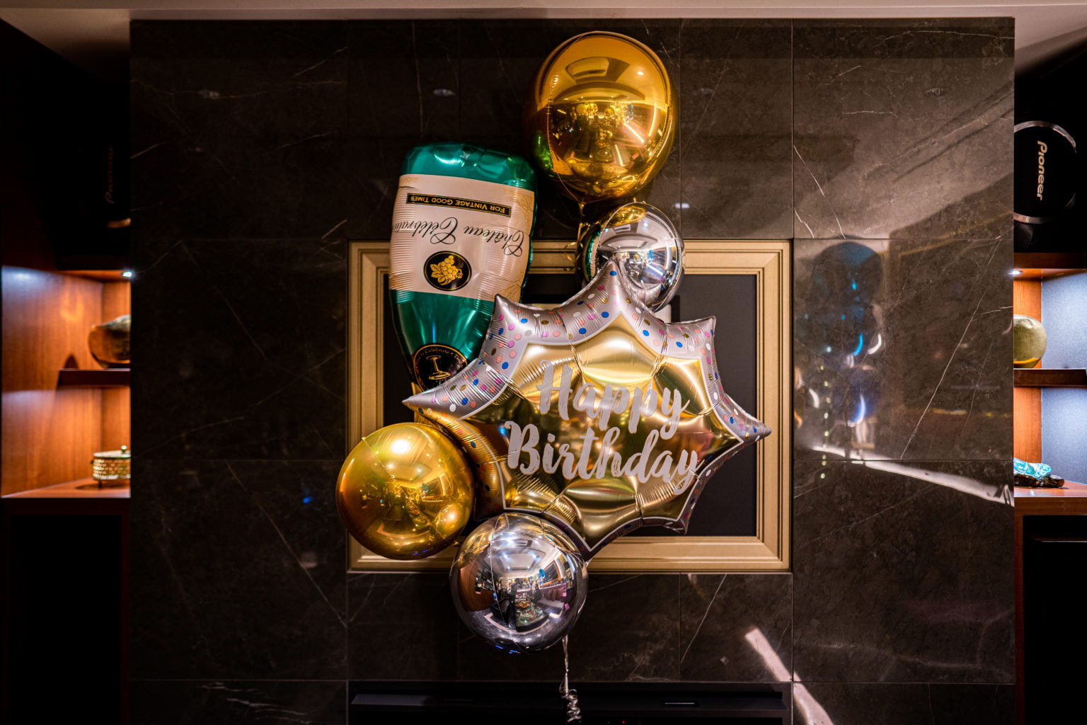 飲食店でバースデーパーティー