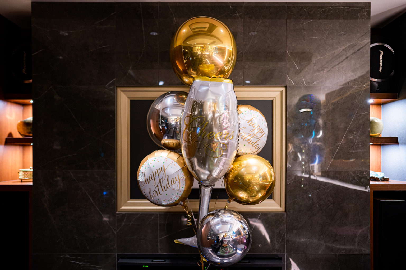 飲食店でバースデーパーティー