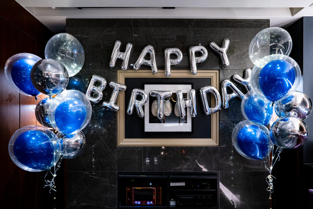 飲食店でバースデーパーティー