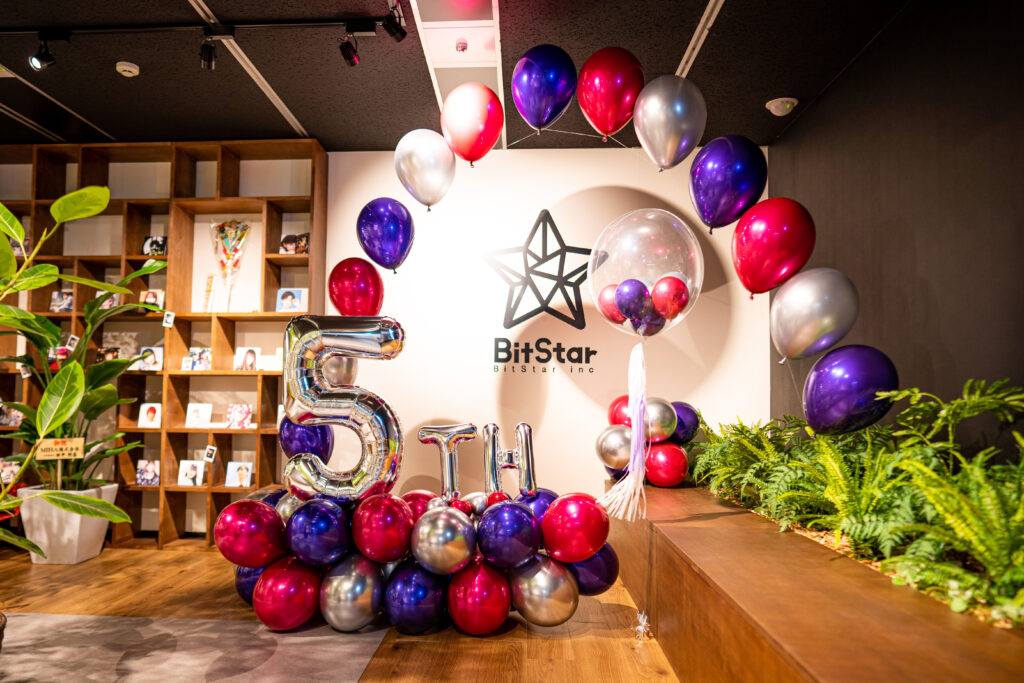 法人イベント　オフィス移転パーティー装飾