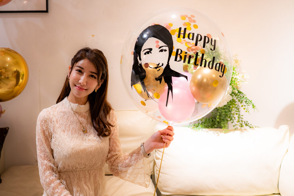 似顔絵バルーン