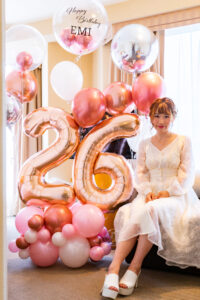 26歳のお誕生日バルーン装飾