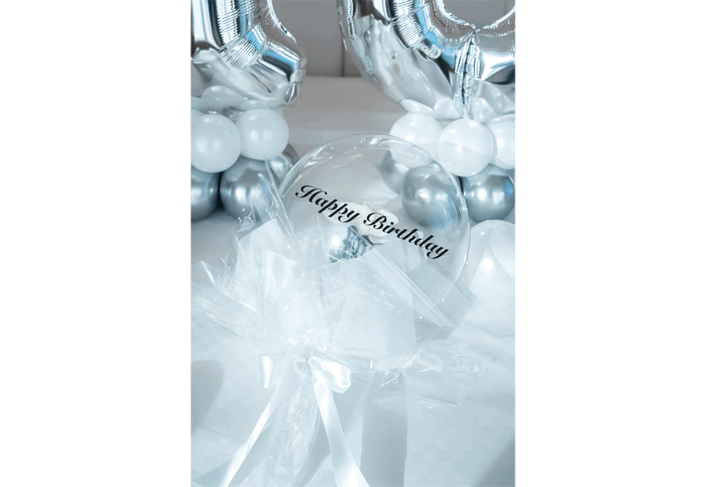 Handheld bouquet / Balloon flowers