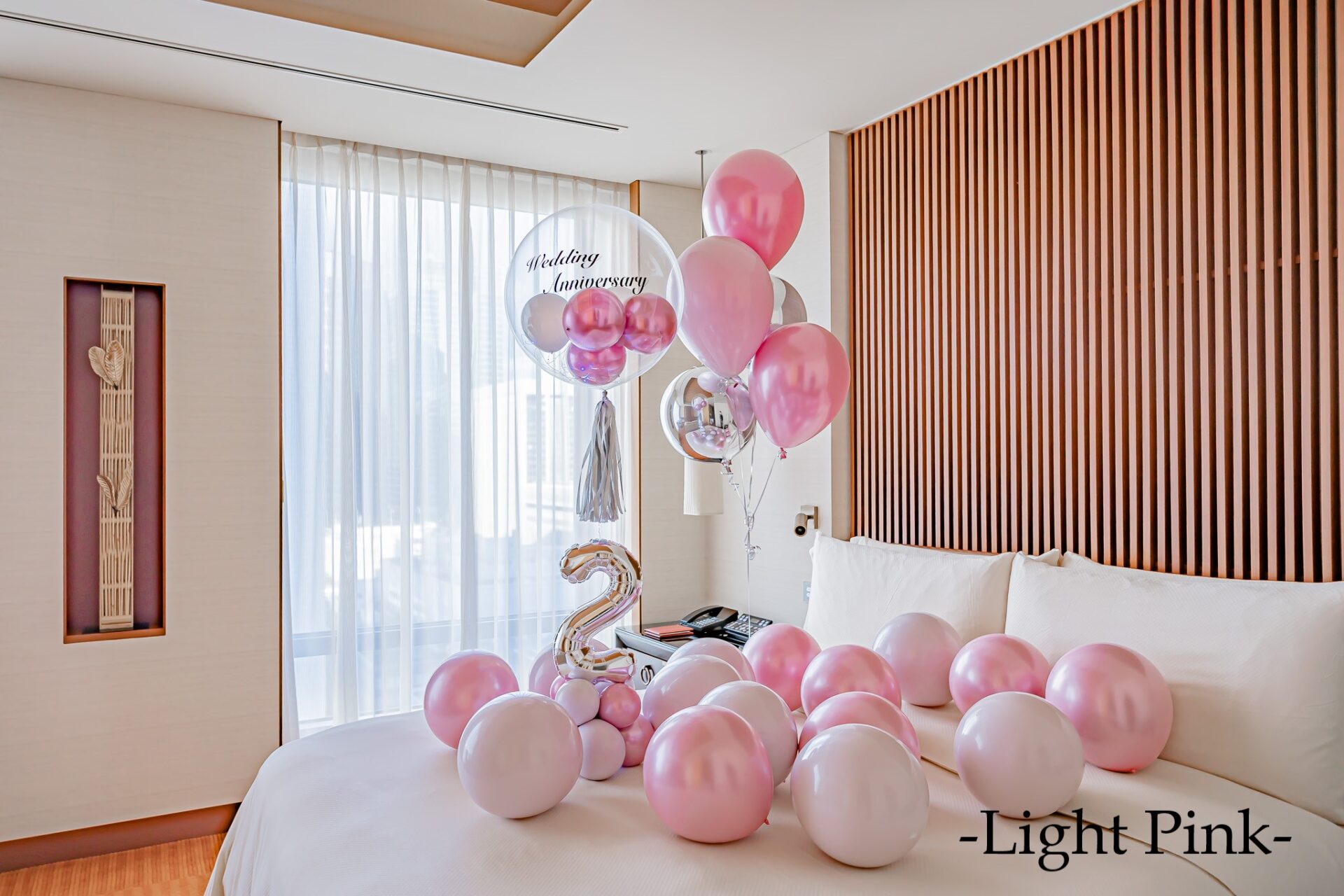 子供の2歳の誕生日装飾