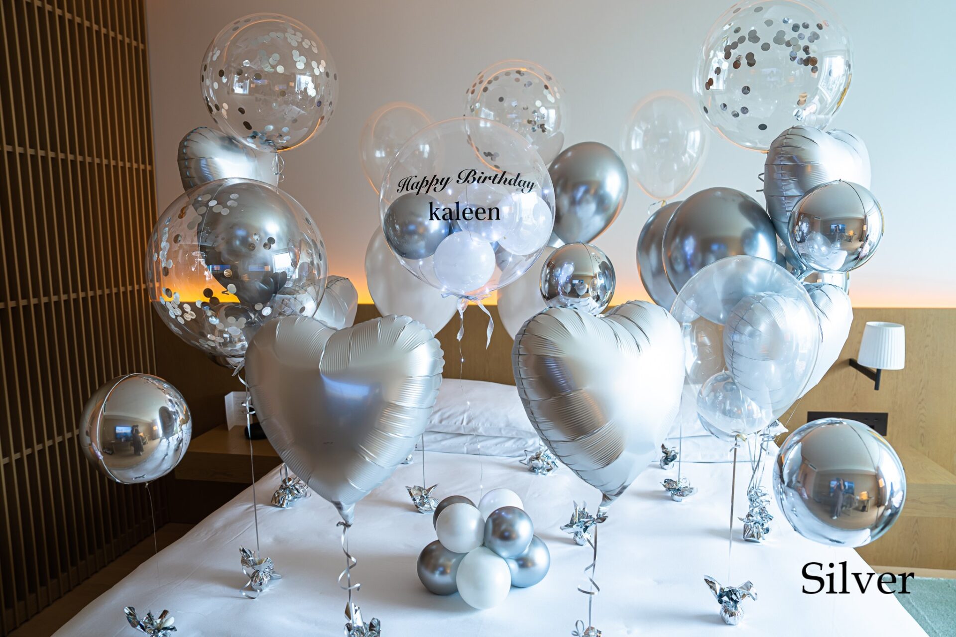 ホテルで彼女へのサプライズ装飾