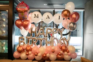 カフェで子供の誕生日会