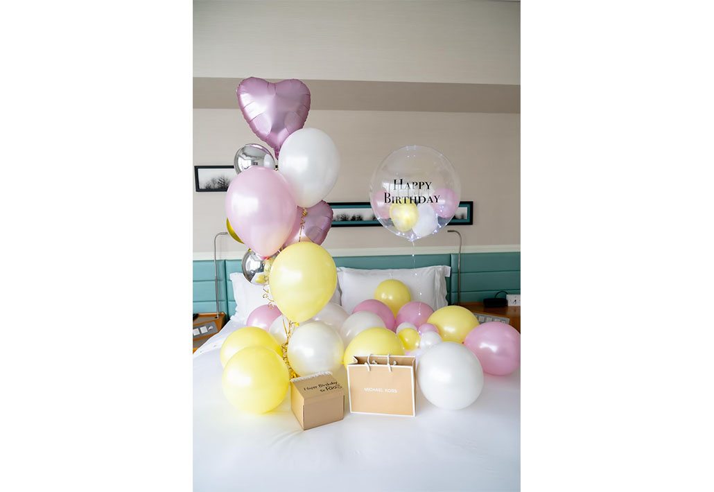 彼女へバースデーサプライズ装飾