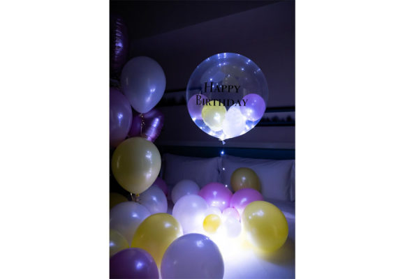 彼女にバースデーサプライズ装飾