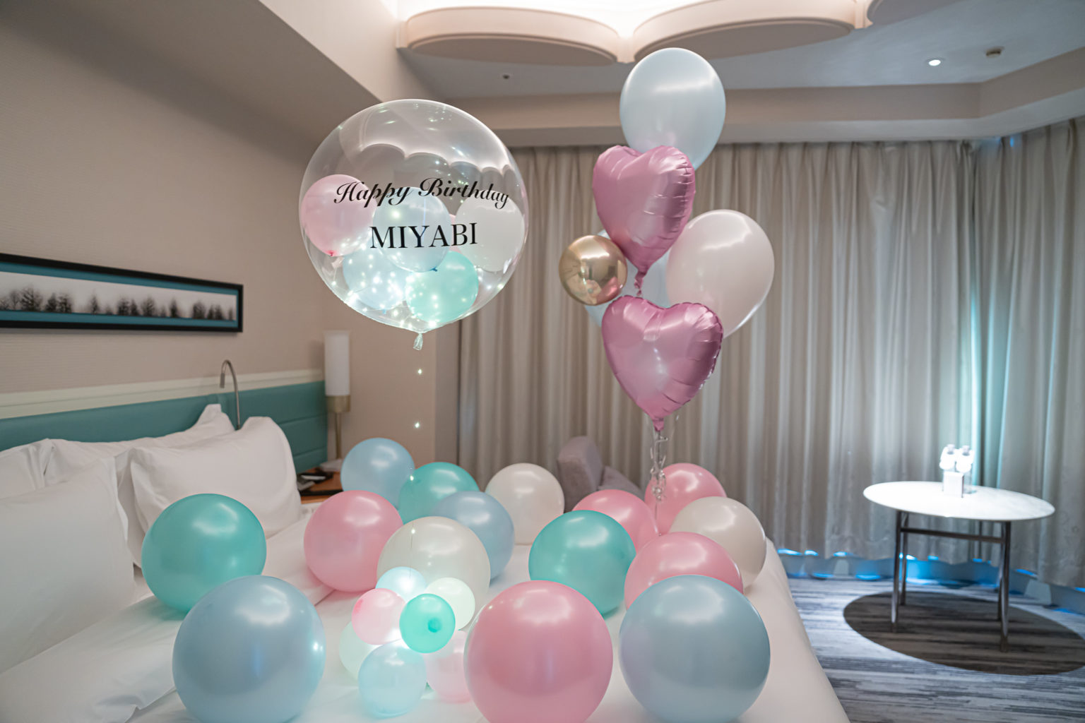 自宅でバースデーパーティー