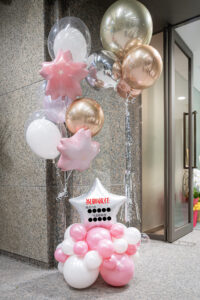 就任御祝バルーンスタンド