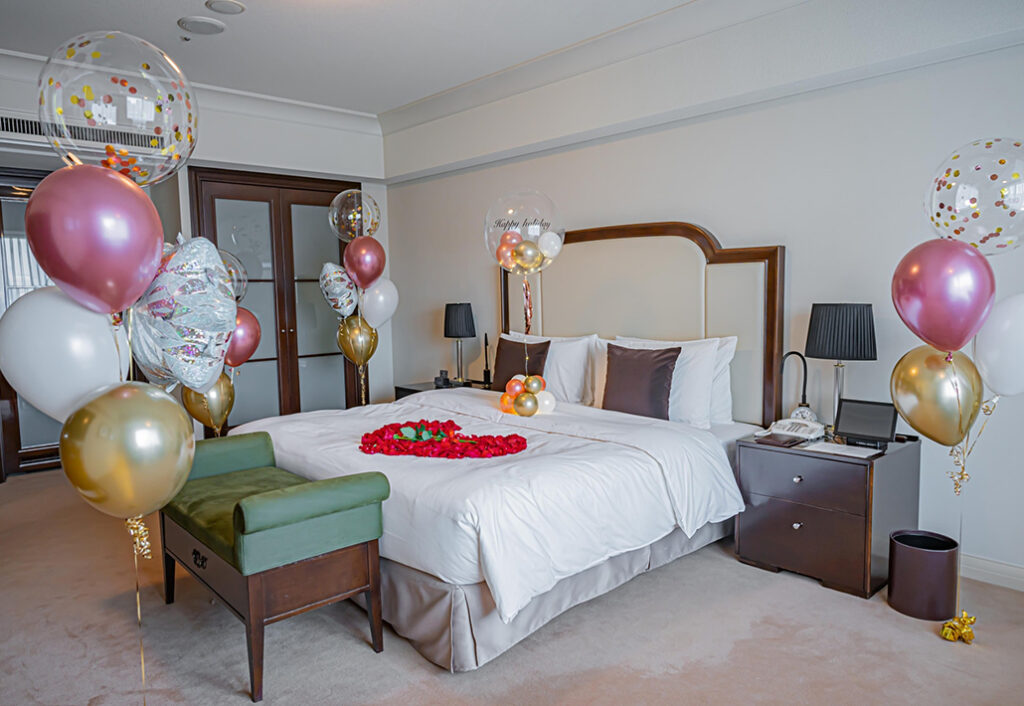 ホテルでバースデーサプライズ