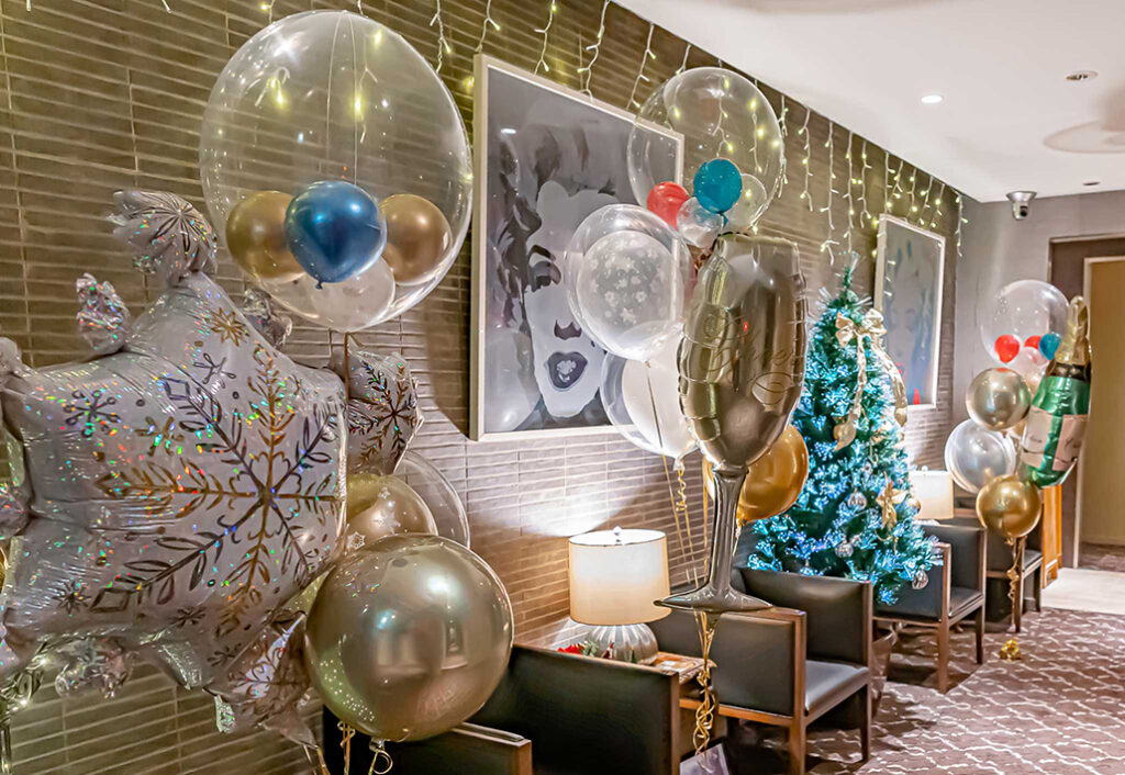 自宅でクリスマスデコレーション