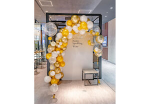 ワインブランドイベントのウェルカムスペース