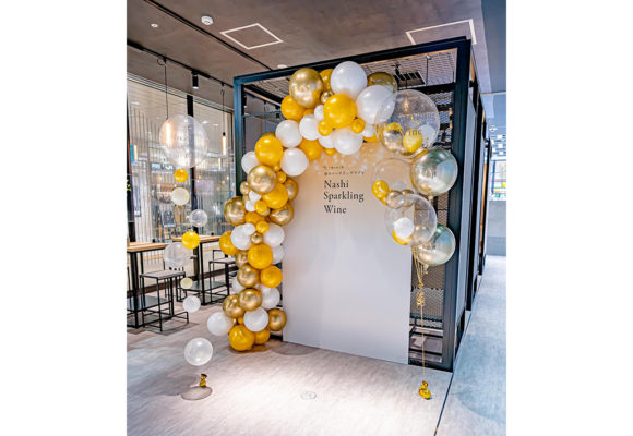 パーティーのフォトスポット装飾