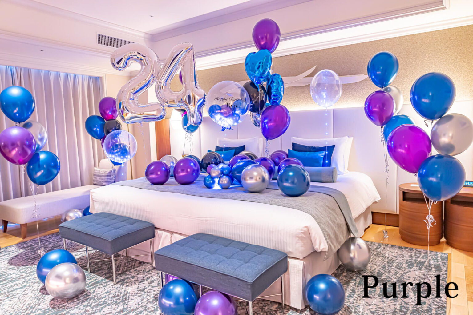 彼女へバースデーサプライズ装飾