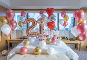21歳のお誕生日サプライズバルーン