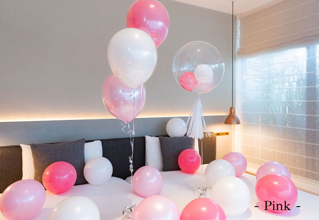 ホテルのバースデーサプライズ装飾