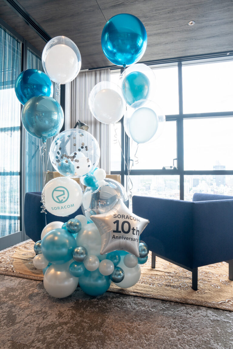 10th Anniversary Celebration Balloon Decoration at 3rd MINAMI AOYAMA