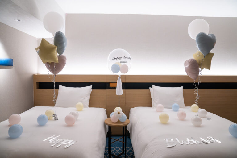 Birthday Surprise Balloon Decoration at Hilton Tokyo Bay