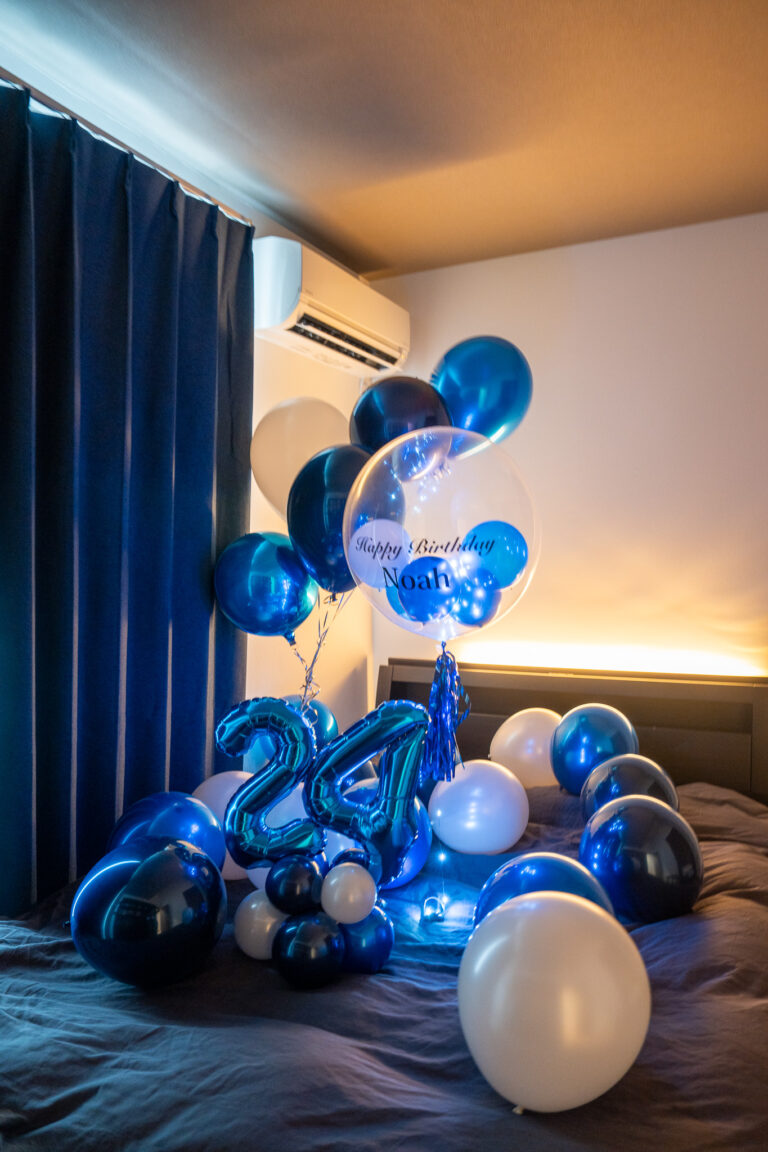 24歳の誕生日サプライズ飾り付け