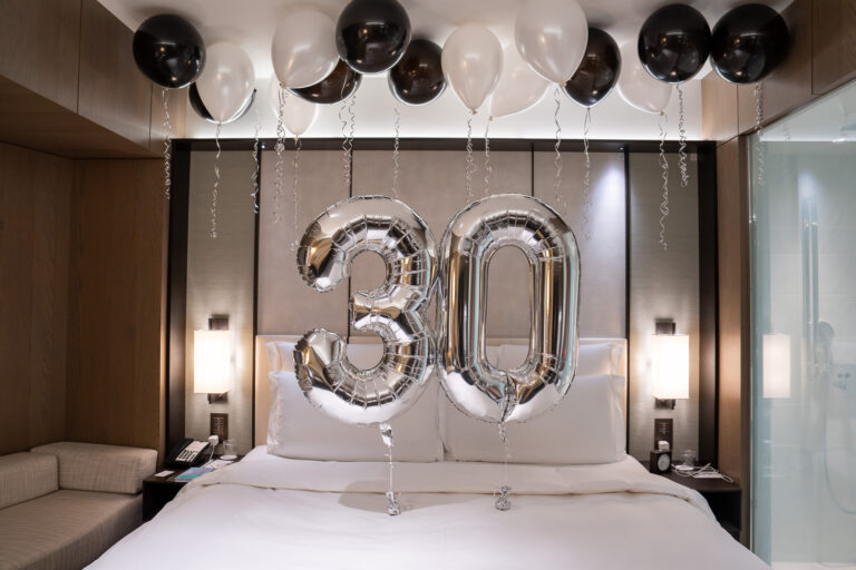 ANAインターコンチネンタルホテル東京での30歳の誕生日サプライズ飾り付け