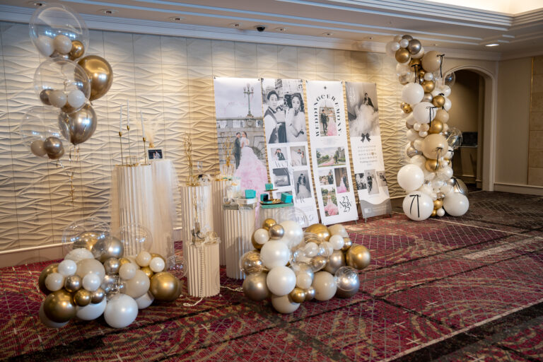 Wedding Celebration Balloon Arch & Arrangement at ホテルオークラ京都