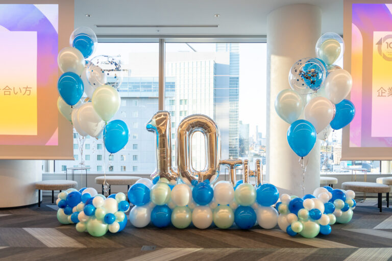 GMO Internet Group Group Second Headquarters 10周年纪念庆祝气球装饰