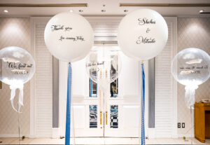 結婚式のウェルカムスペース装飾