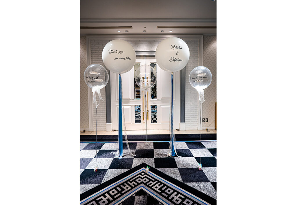 結婚式のウェルカムスペース装飾