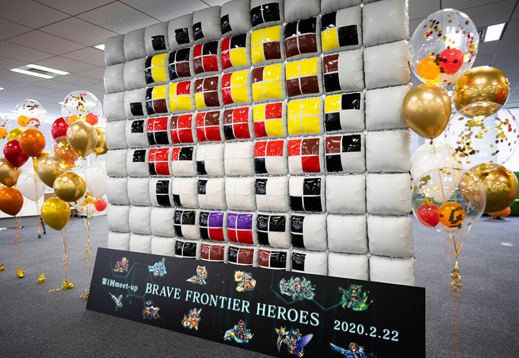 ゲーム会社のイベントフォトスポット装飾