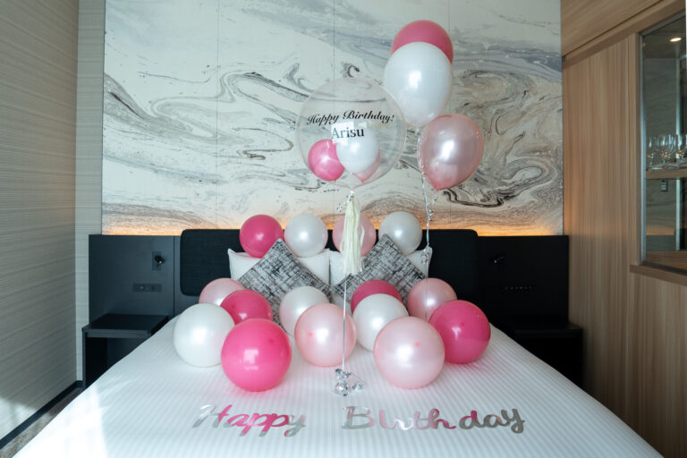 Birthday surprise decoration at 三井ガーデンホテル豊洲プレミア