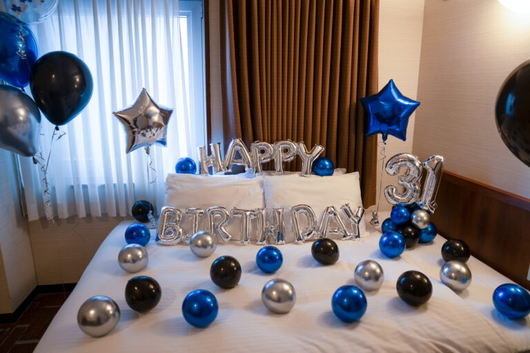 31st Birthday Surprise Balloon Decoration at IP CITY HOTEL Osaka