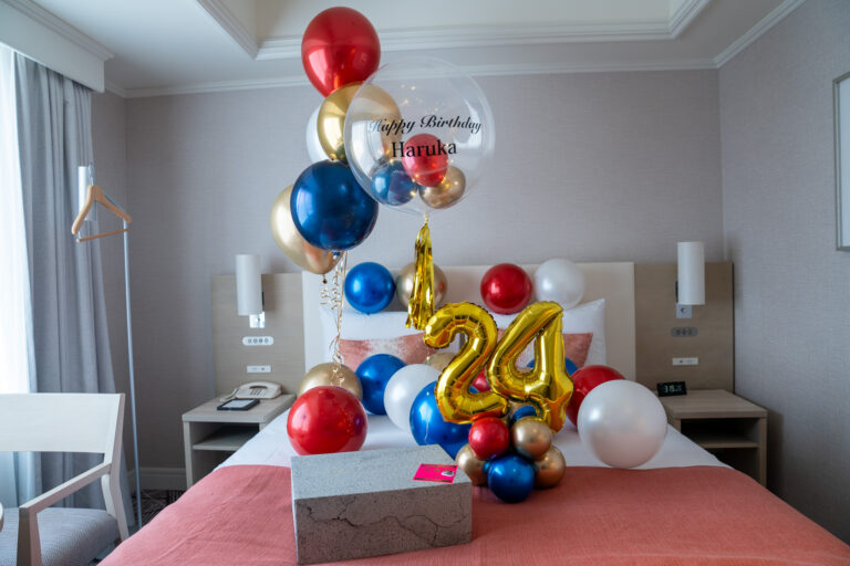 24th Birthday Balloon Surprise Decoration at グランドニッコー東京 台場